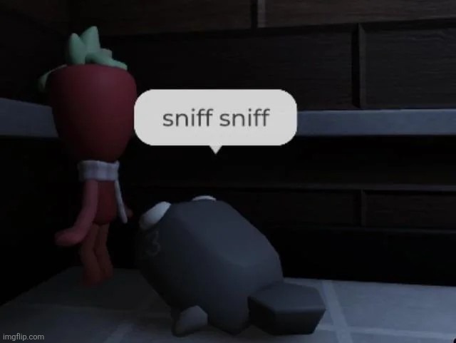 Pebble sniffing Sprout's ass.mp3 | image tagged in sprout,pebble,dandy's world | made w/ Imgflip meme maker