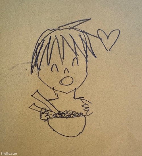 Yum Gimbap [oc drawing] | image tagged in anime,drawing,msmg | made w/ Imgflip meme maker