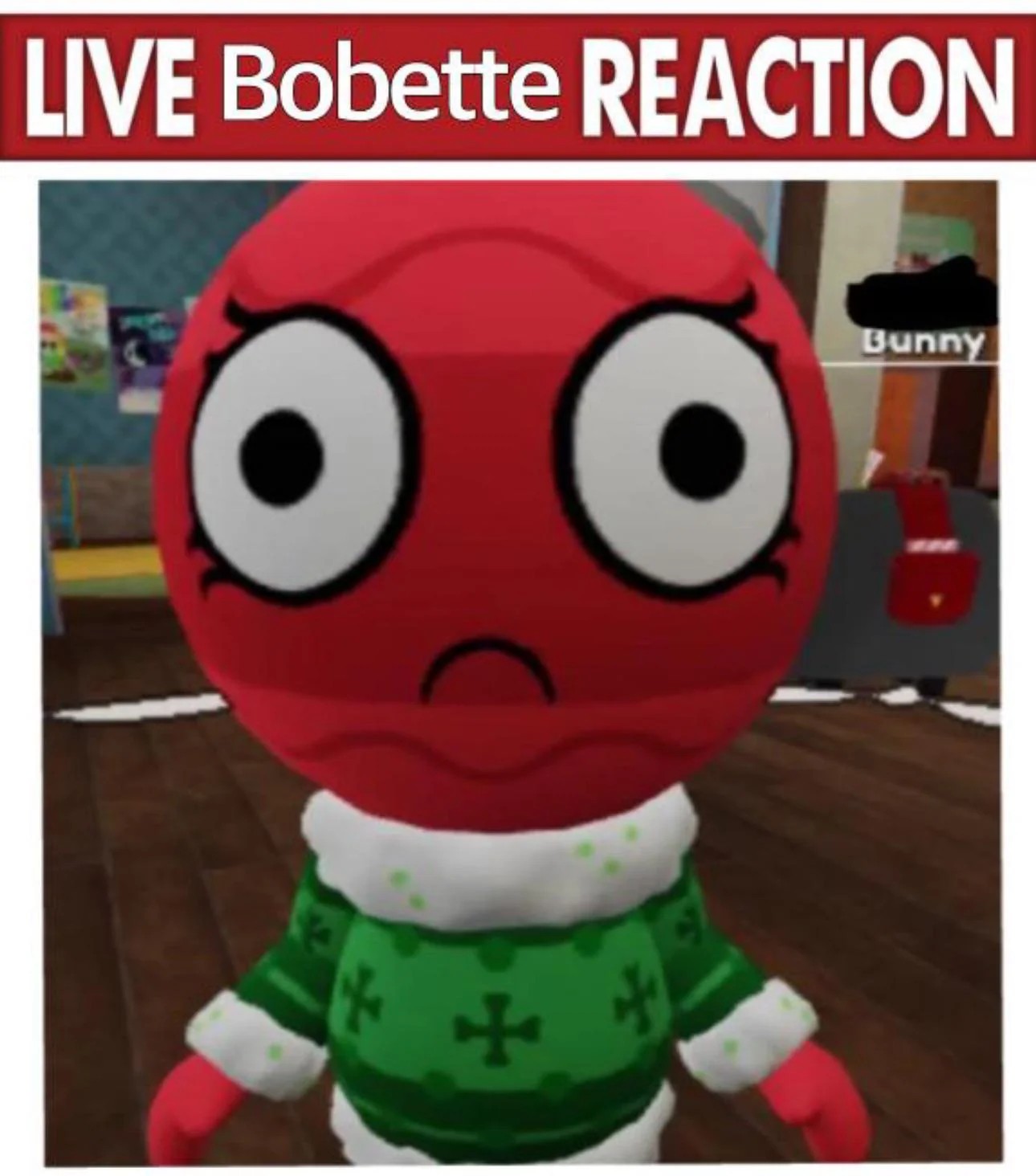 Live Bobette Reaction Blank Meme Template