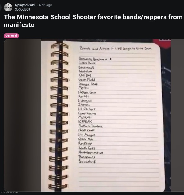 chief keef deadmau5 lil uzi vert and $uicideboy$ on the same list | made w/ Imgflip meme maker