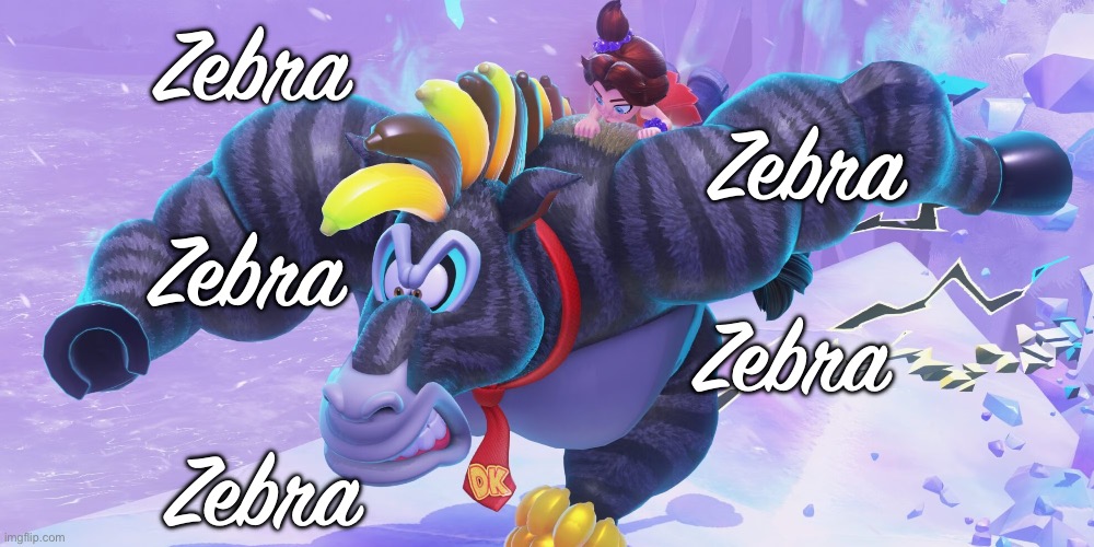 5 min no BananZA-ZA | Zebra; Zebra; Zebra; Zebra; Zebra | made w/ Imgflip meme maker