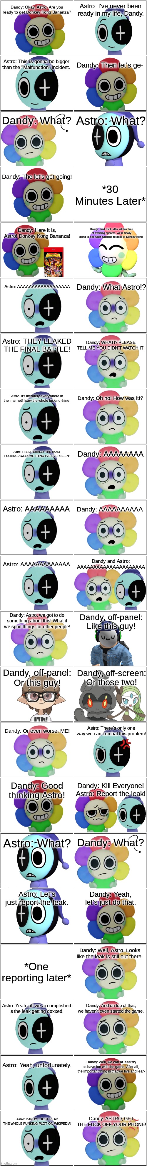 Dandy and Astro Live and Learn.mp3 | image tagged in dandy's world,comic | made w/ Imgflip meme maker