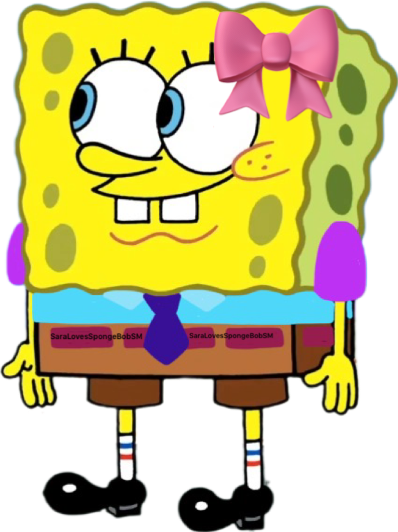 Sarah loves spongebob sm Blank Meme Template