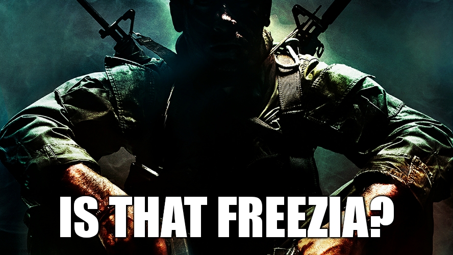 Black ops guy | IS THAT FREEZIA? | image tagged in black ops guy | made w/ Imgflip meme maker
