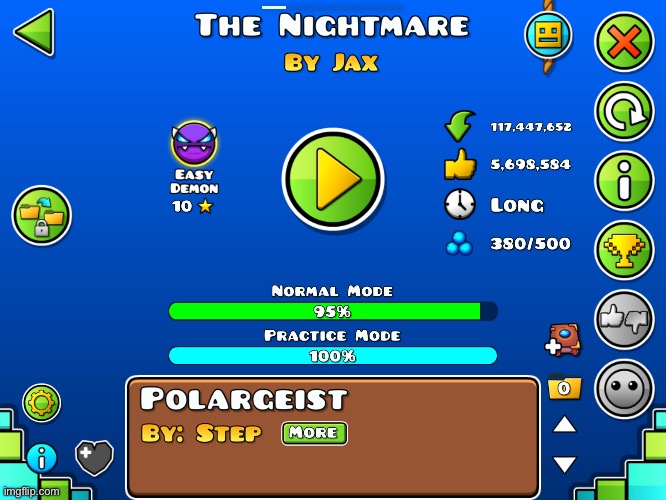 Worst fucking death ever! | image tagged in geometry dash | made w/ Imgflip meme maker