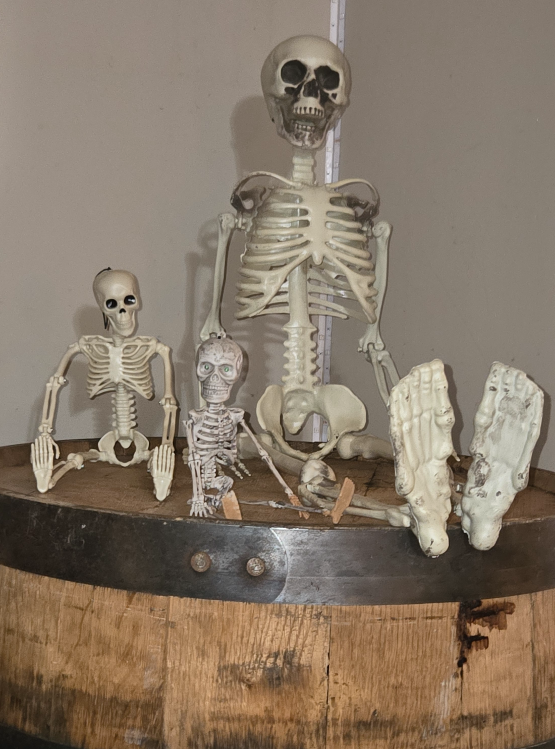 Waiting skeletons Blank Meme Template