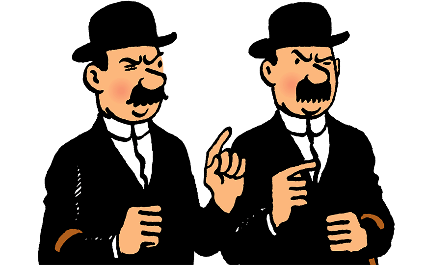 Dupont et Dupond Blank Meme Template