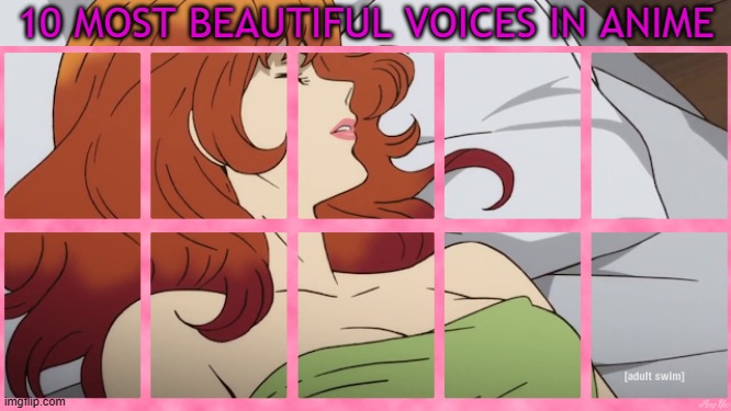 10 most beautiful voices in anime Blank Meme Template