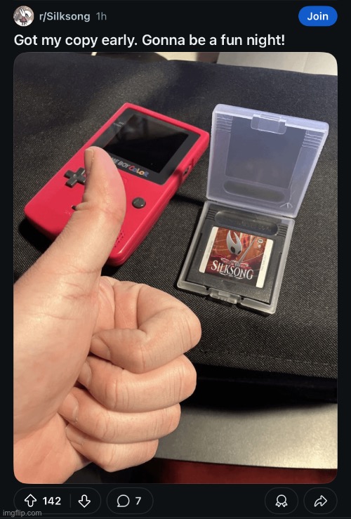 SILKSONG ON THE GAMEBOY ANNOUNCED!!!!! | made w/ Imgflip meme maker