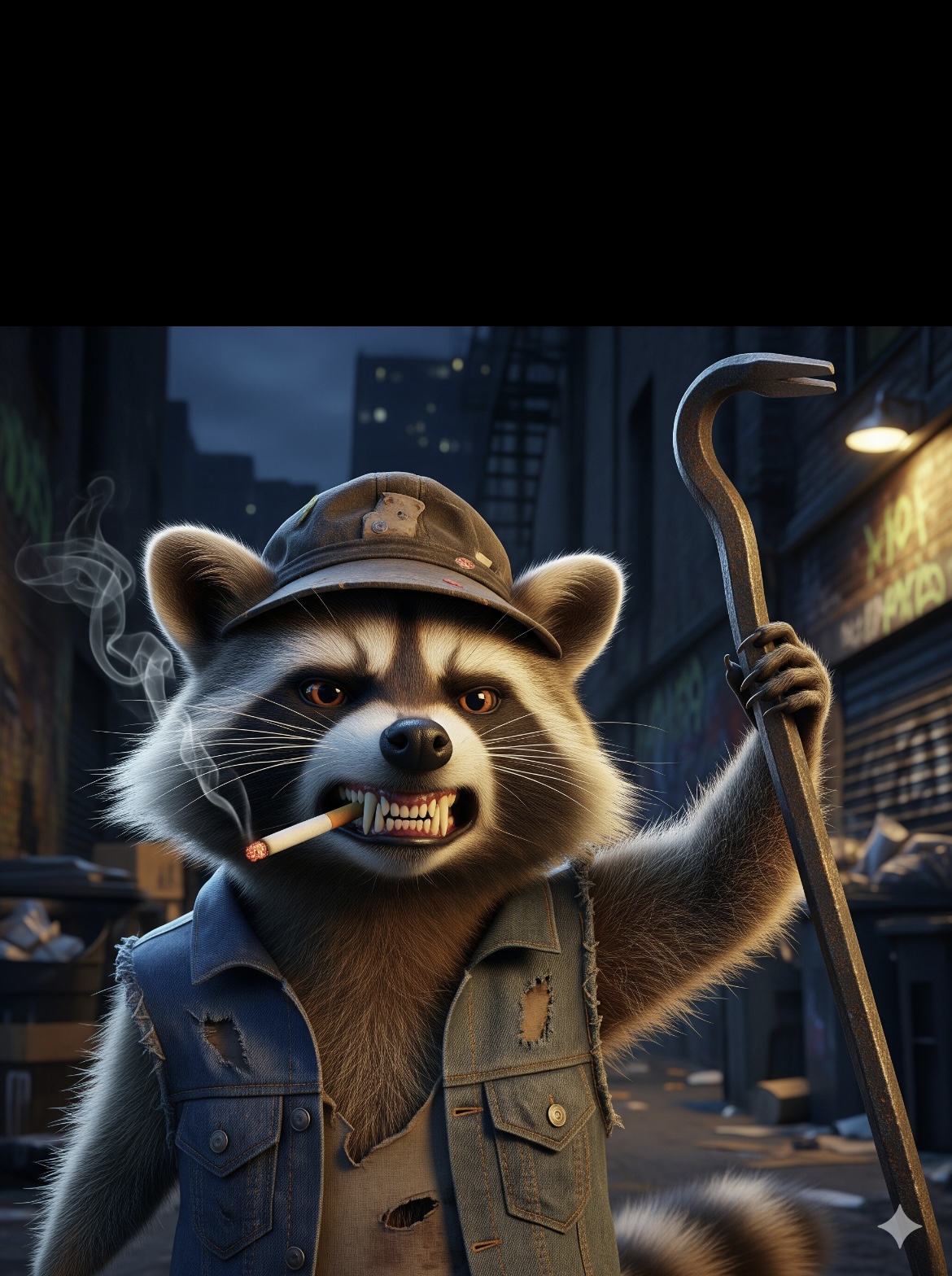 Guardian Raccoon Blank Meme Template