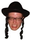 Ugly disgruntled Jew head Meme Template