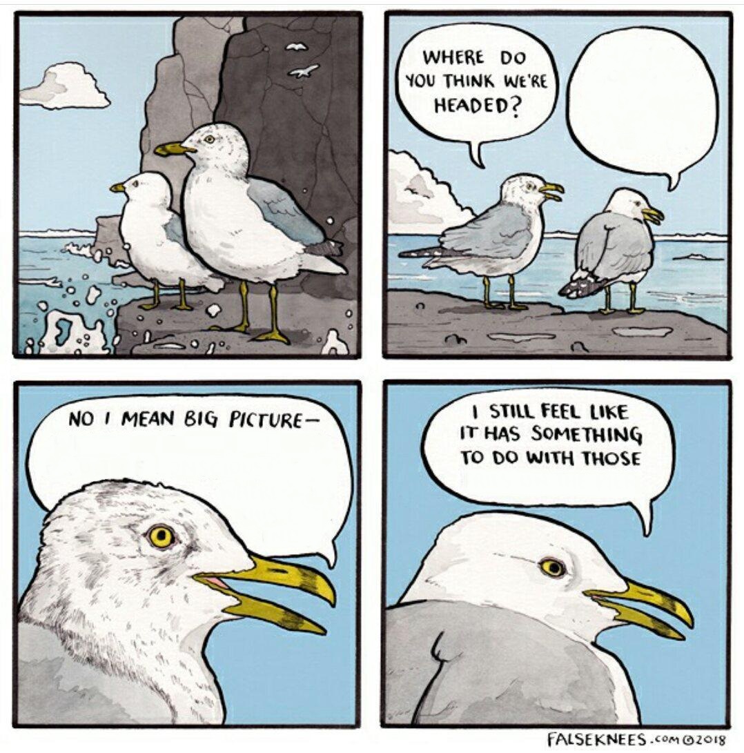 Meaning Of Life is probably fries on the pier Blank Meme Template