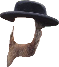 Jew hat and hair transparent Meme Template