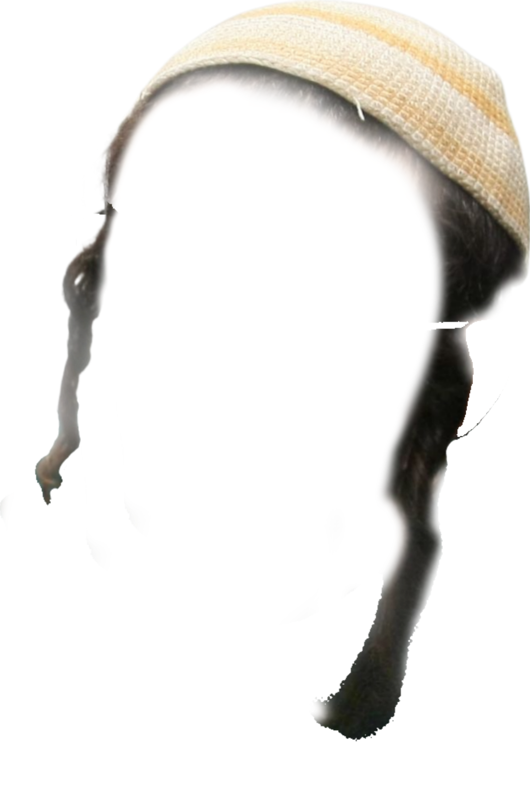 Smelly Jew hat & hair transparent Blank Meme Template