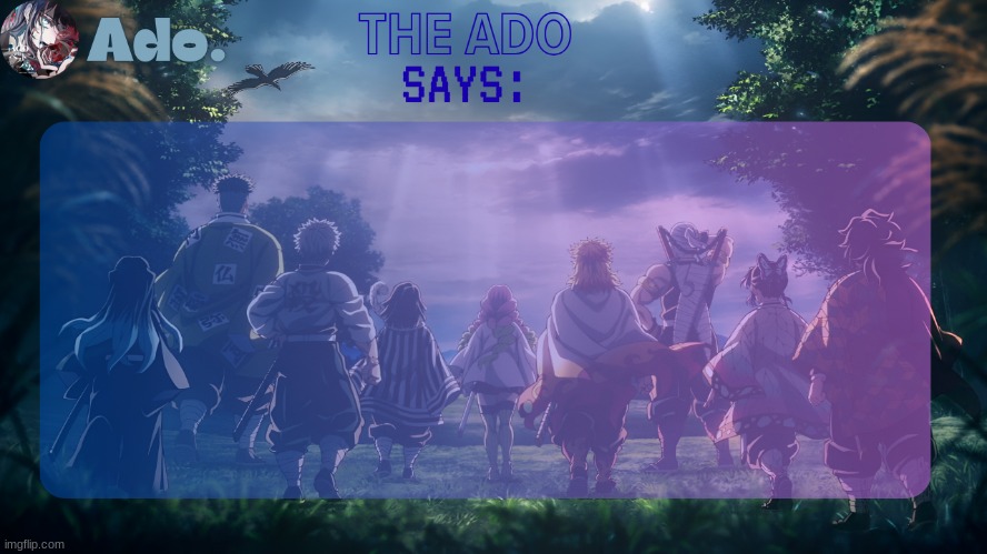 High Quality Ado. The Hashiras Blank Meme Template