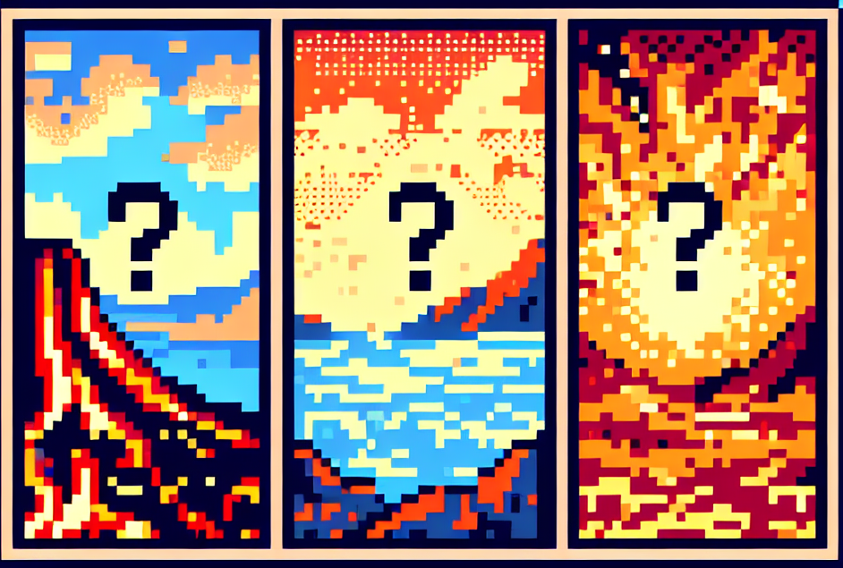 Lava parts (3 question) Blank Meme Template