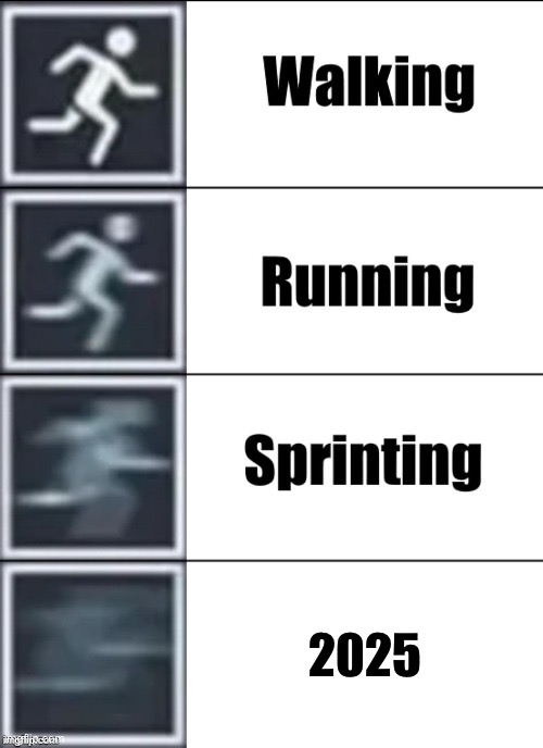Very Fast | 2025 | image tagged in very fast | made w/ Imgflip meme maker