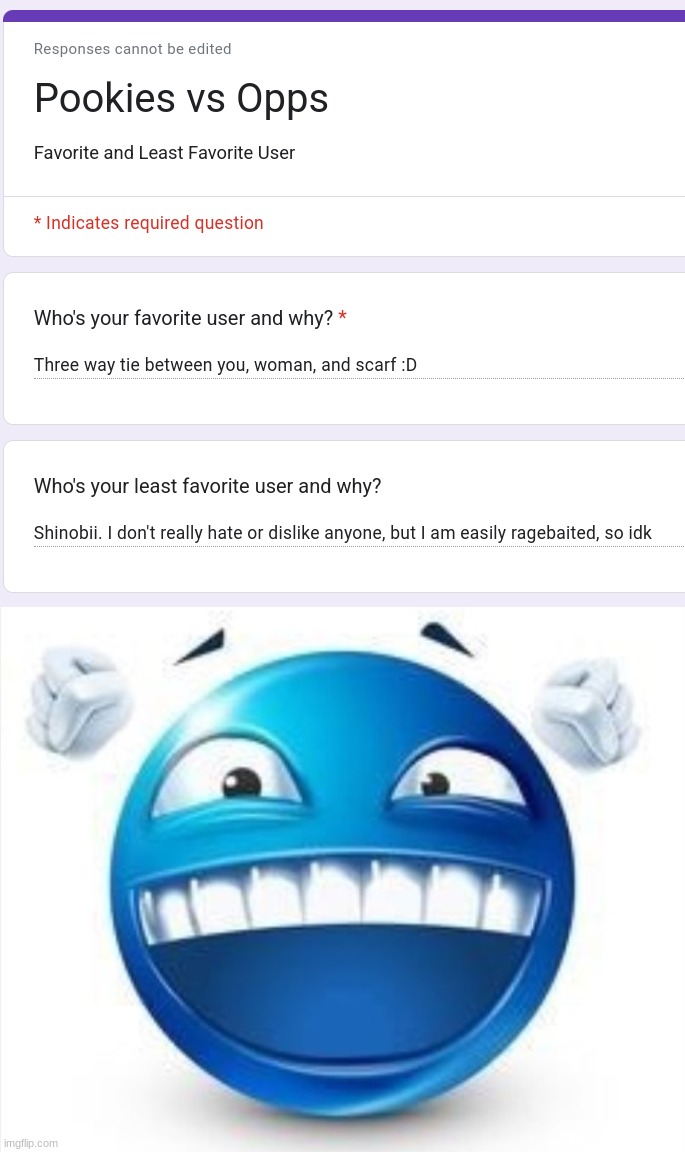 image tagged in laughing blue guy | made w/ Imgflip meme maker