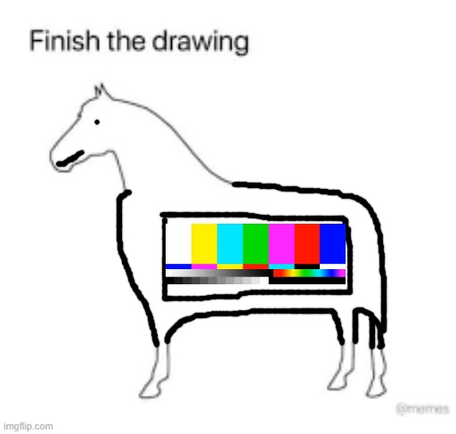 portable tv | image tagged in finish the drawing | made w/ Imgflip meme maker