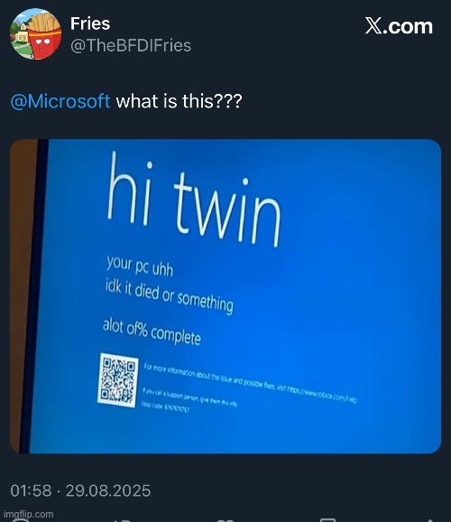 No way microsoft discovered tiktok slangs | image tagged in tweet posted by me btw | made w/ Imgflip meme maker