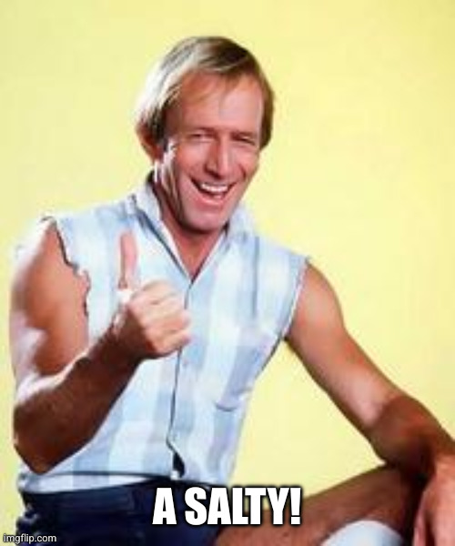 Paul Hogan | A SALTY! | image tagged in paul hogan | made w/ Imgflip meme maker