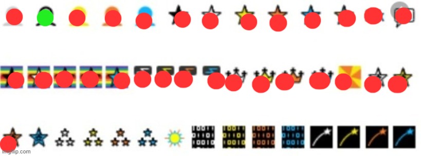 all the icons ive got | image tagged in imgflip icons | made w/ Imgflip meme maker