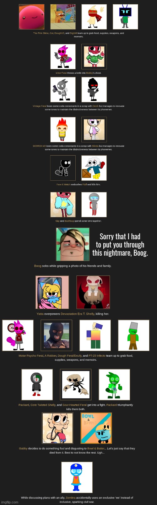 Sorry that I had to put you through this nightmare, Boog. | image tagged in images | made w/ Imgflip meme maker