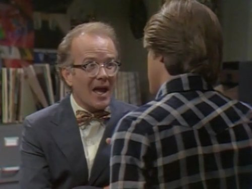 Dr. Hy Monroe - Woodrow Parfrey - WKRP in Cincinatti Blank Meme Template
