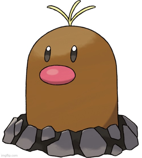 Alolan Diglett | image tagged in alolan diglett | made w/ Imgflip meme maker