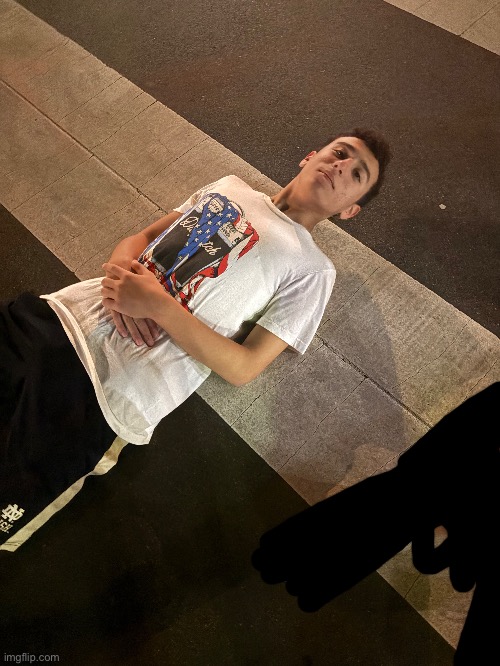 On a crosswalk at 5:30 am | made w/ Imgflip meme maker