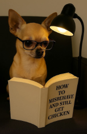 Scheming dog Blank Meme Template