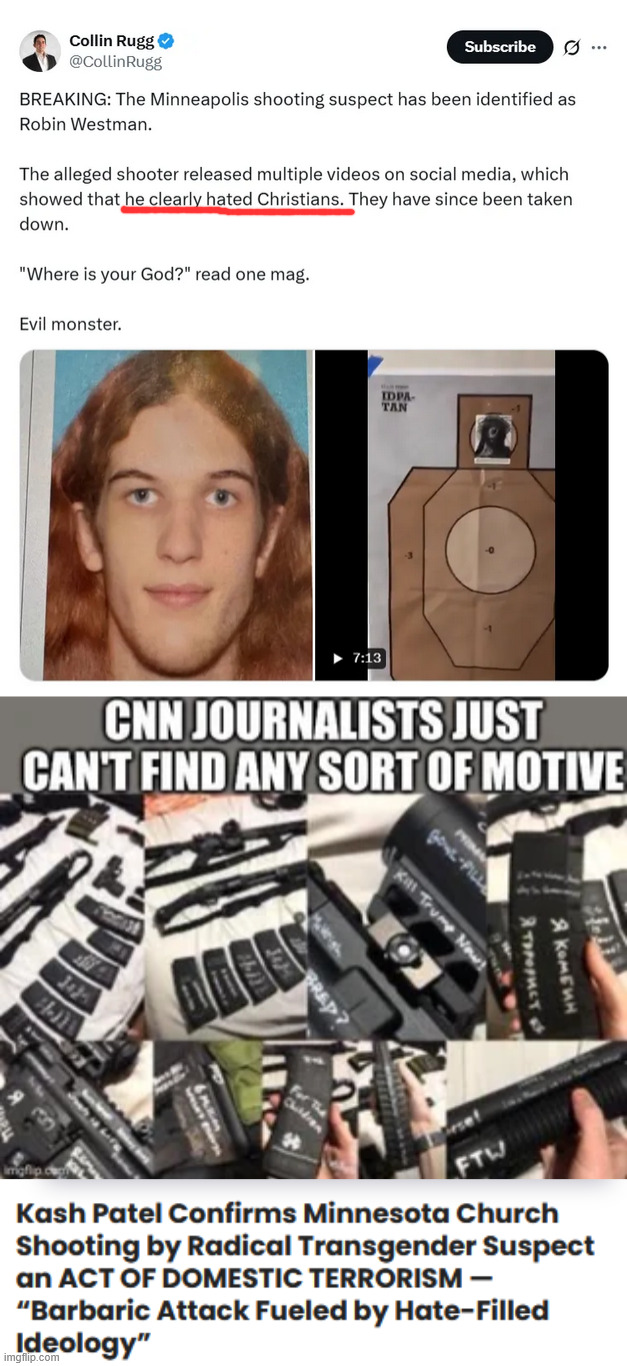 When the motive doesn't fit their narrative | image tagged in dishonest,msm | made w/ Imgflip meme maker