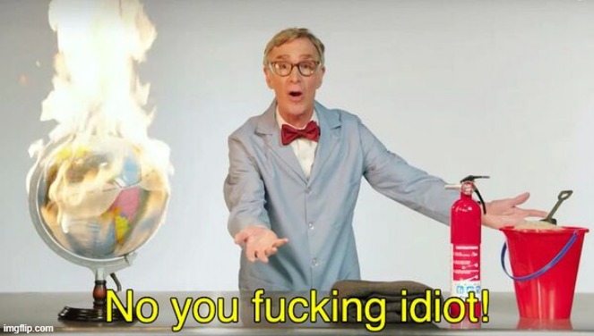 image tagged in no you f cking idiot | made w/ Imgflip meme maker