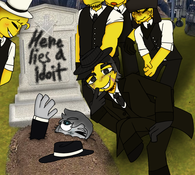Here lies a idiot Blank Meme Template