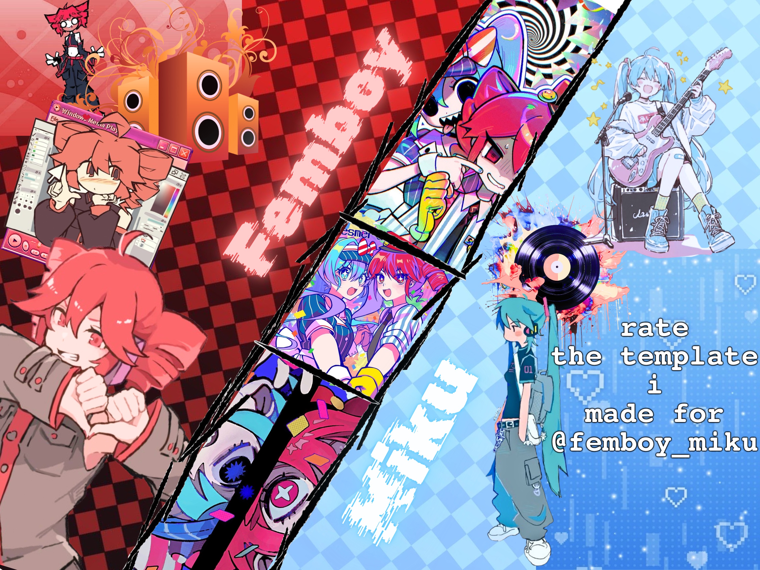 rate the template i made for @femboy_miku | made w/ Imgflip meme maker