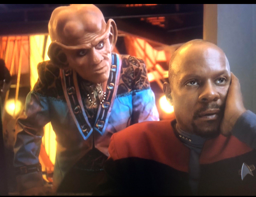 Quark Annoying Sisko Blank Meme Template