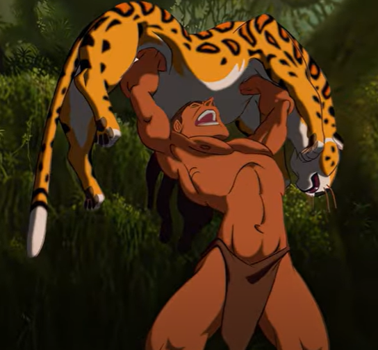 High Quality Tarzan lifting up Sabor Blank Meme Template