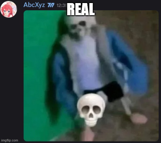 Sans skull | REAL | image tagged in sans skull | made w/ Imgflip meme maker