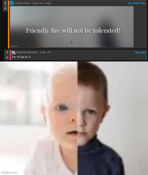 "I'm 13 and he's 11" | image tagged in msmg | made w/ Imgflip meme maker