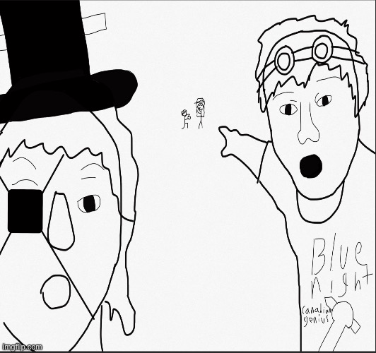 A bounty hunter and a one eyed pirate give a live reaction to a scientist proposing to another bounty hunter | image tagged in random,art,meme | made w/ Imgflip meme maker