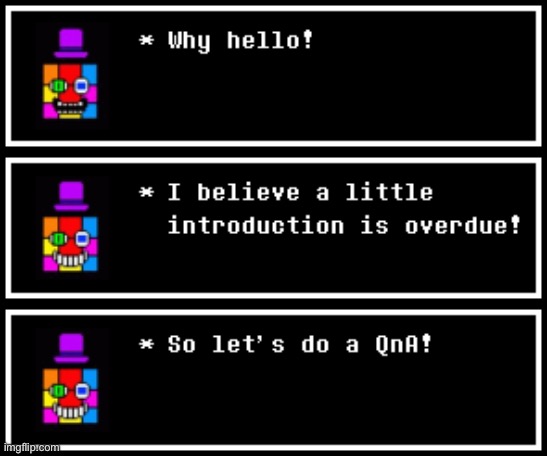 image tagged in ocs,undertale qna | made w/ Imgflip meme maker