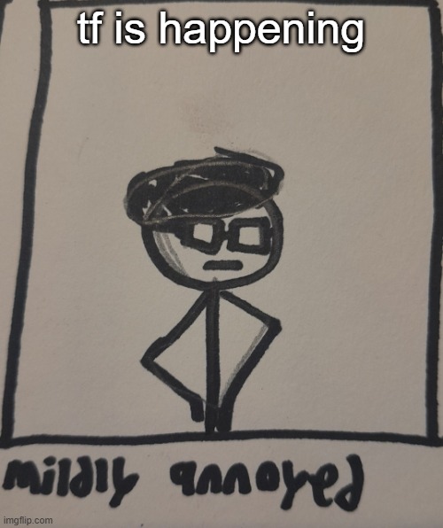 mildly annoyed | tf is happening | image tagged in mildly annoyed | made w/ Imgflip meme maker