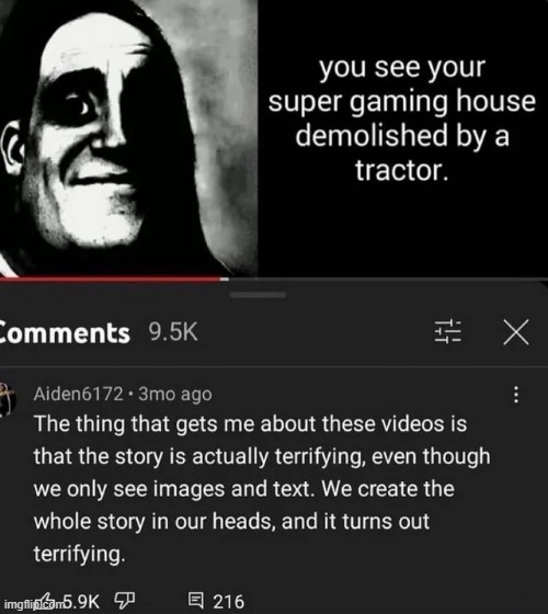 YouTube user discovers the concept of reading | made w/ Imgflip meme maker
