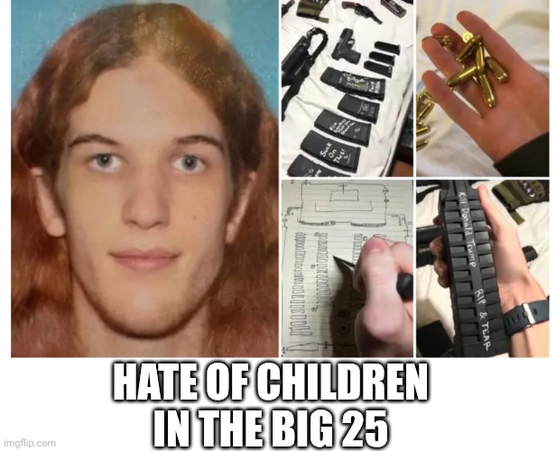 HATE OF CHILDREN
IN THE BIG 25 | made w/ Imgflip meme maker