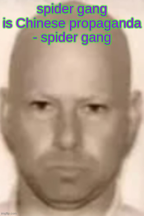 murr drivers license | spider gang is Chinese propaganda - spider gang | image tagged in murr drivers license | made w/ Imgflip meme maker