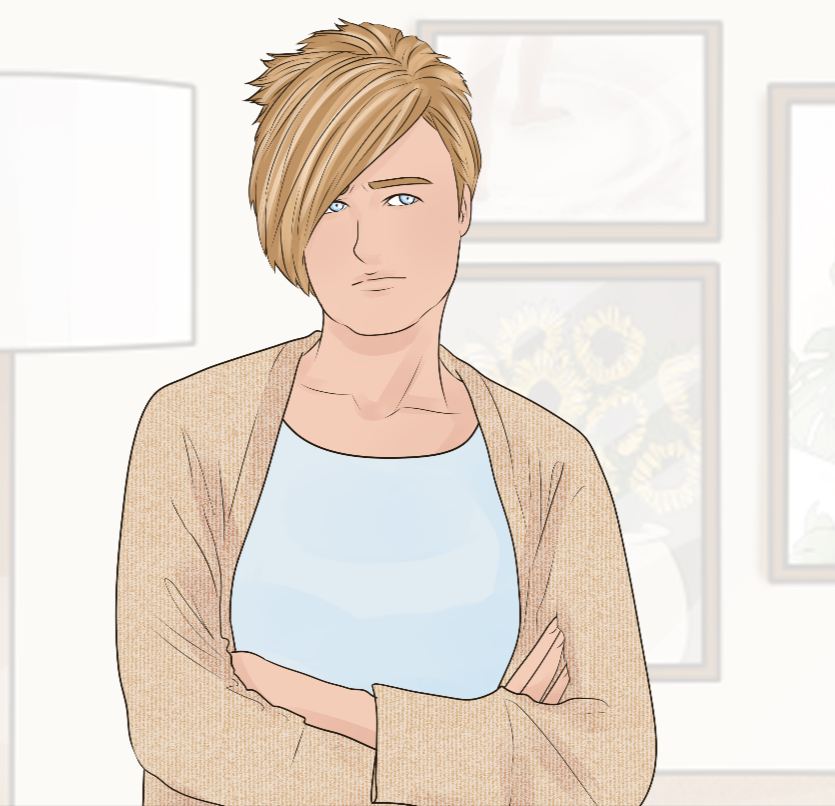 Karen haircut Blank Meme Template