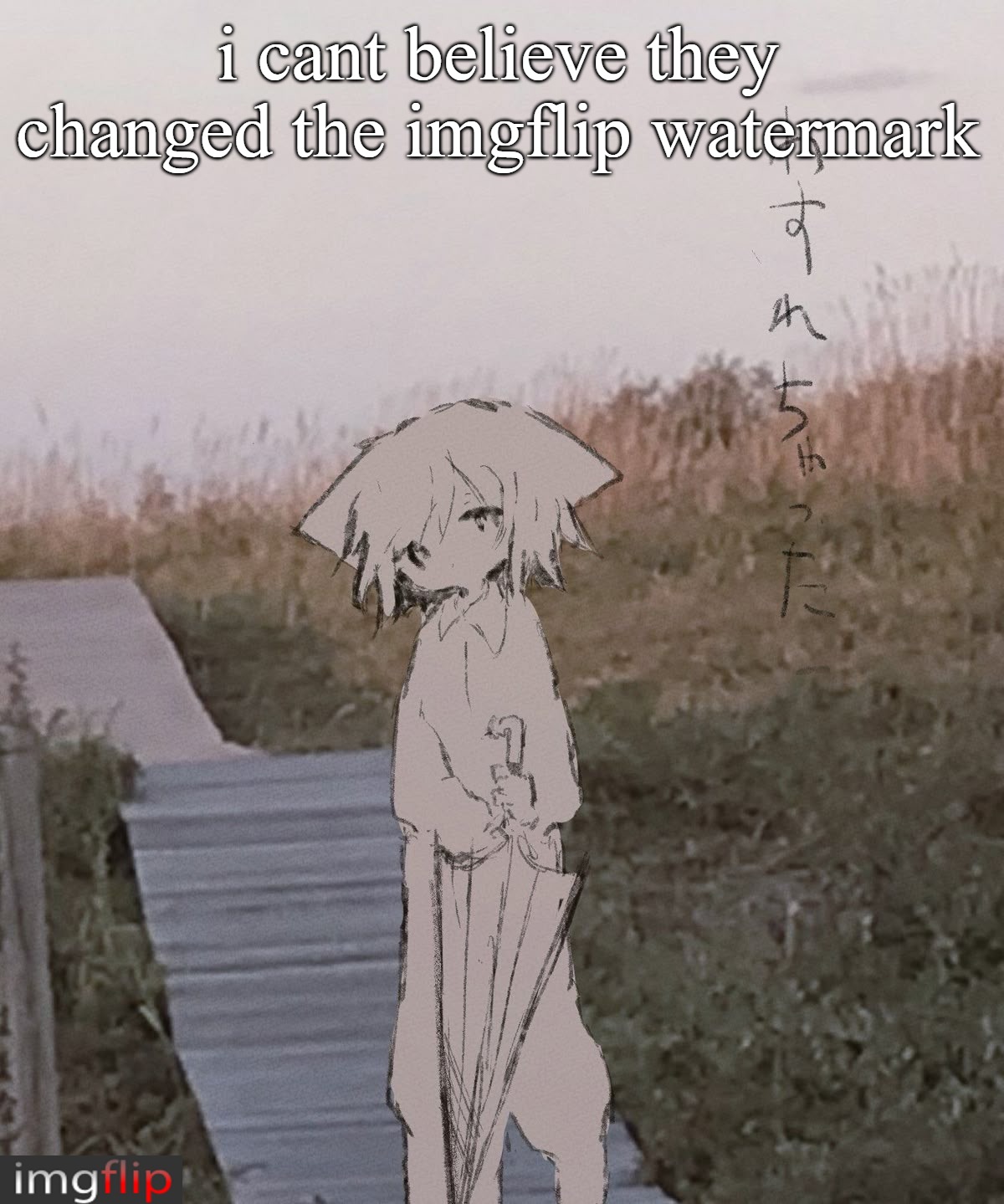 a temp | i cant believe they changed the imgflip watermark | image tagged in a temp | made w/ Imgflip meme maker