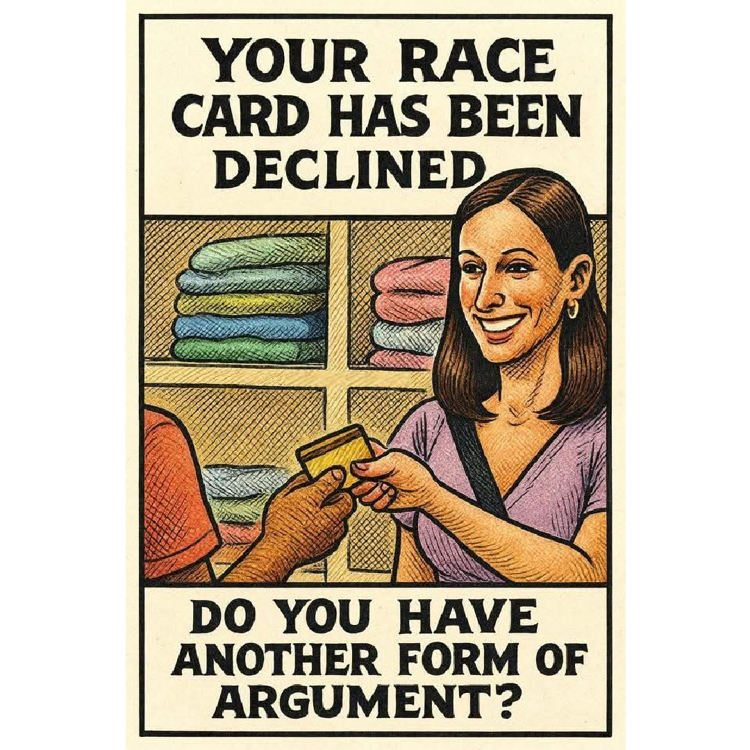 Your race card has been declined Blank Meme Template