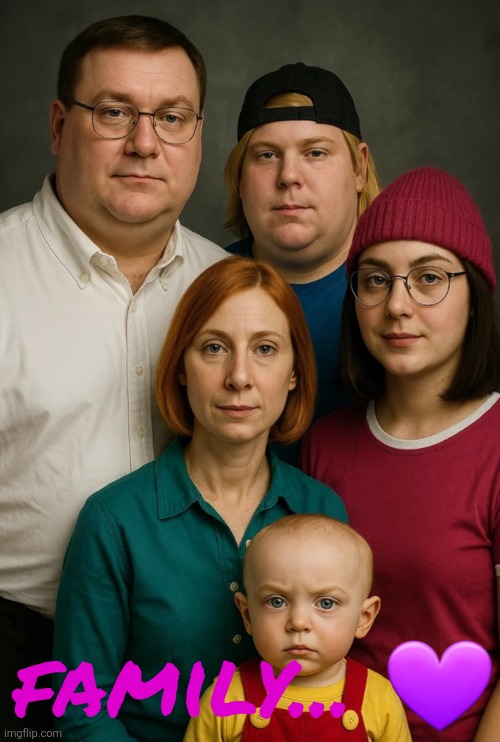 that man looks like he loves his family. he's definitely a family guy | family... 💜 | made w/ Imgflip meme maker