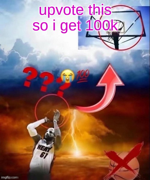 no ball | upvote this so i get 100k | image tagged in no ball | made w/ Imgflip meme maker